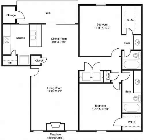 Floor plan Mulberry