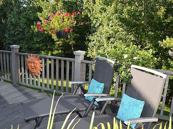 beautiful view from the deck