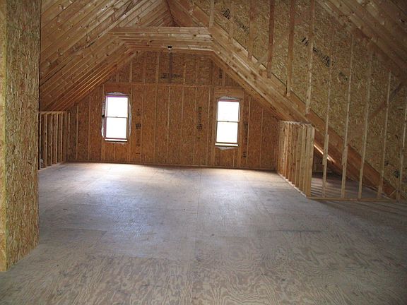 huge attic, expansion potential!