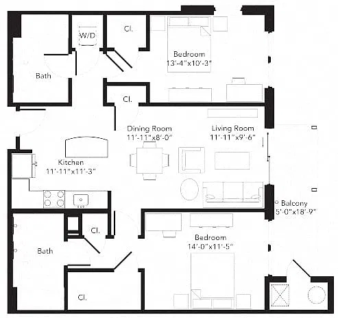 Floor plan B3