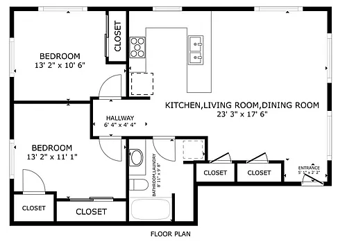 Floor plan Dover Neck