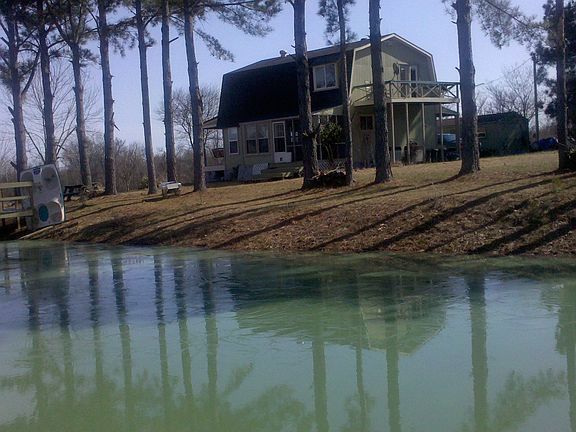 from back accross pond