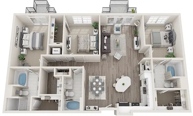Floor plan The Texan