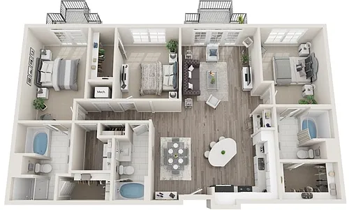 Floor plan The Texan