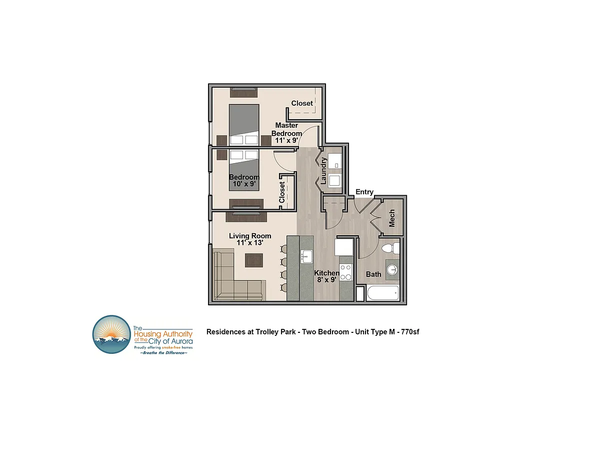 Floor plan M for Merry