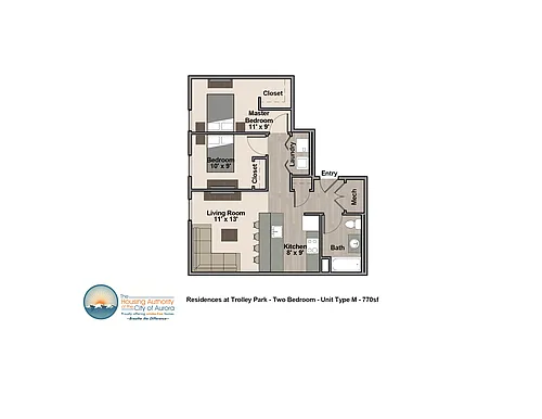 Floor plan M for Merry