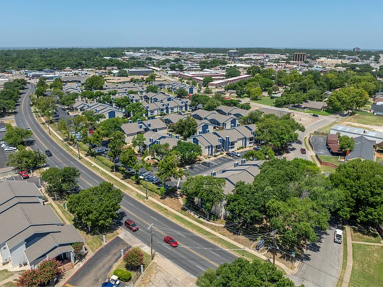 Aerial View of Sandstone Apartments