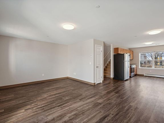 Large living space with plank flooring throughout!