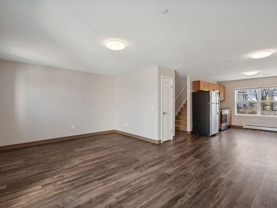 Large living space with plank flooring throughout!