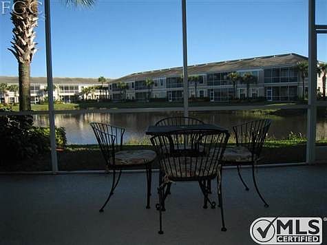 Large screened patio overlooking lake.