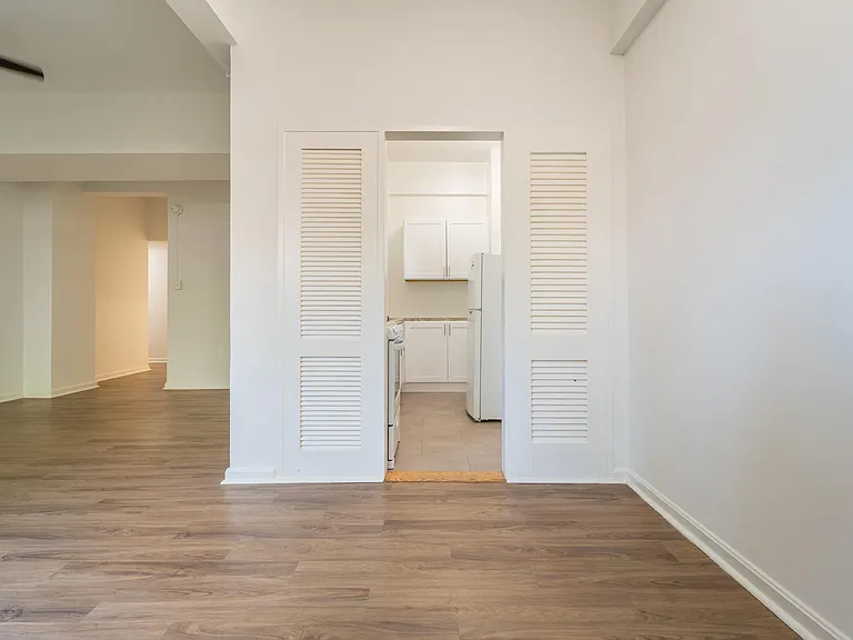 Living room with LVT flooring