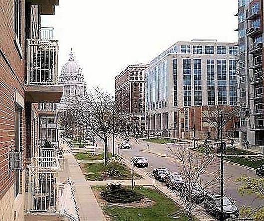 Views of the Capitol from the patio