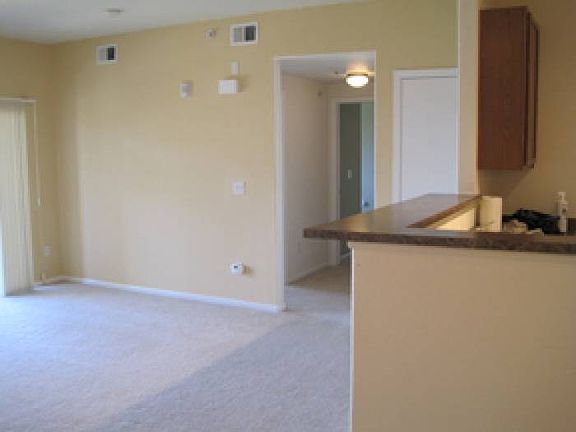 Living room and kitchen