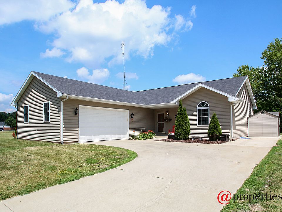 Front View w/ Shed and Parking for 8