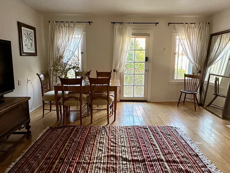 Main room with entry door