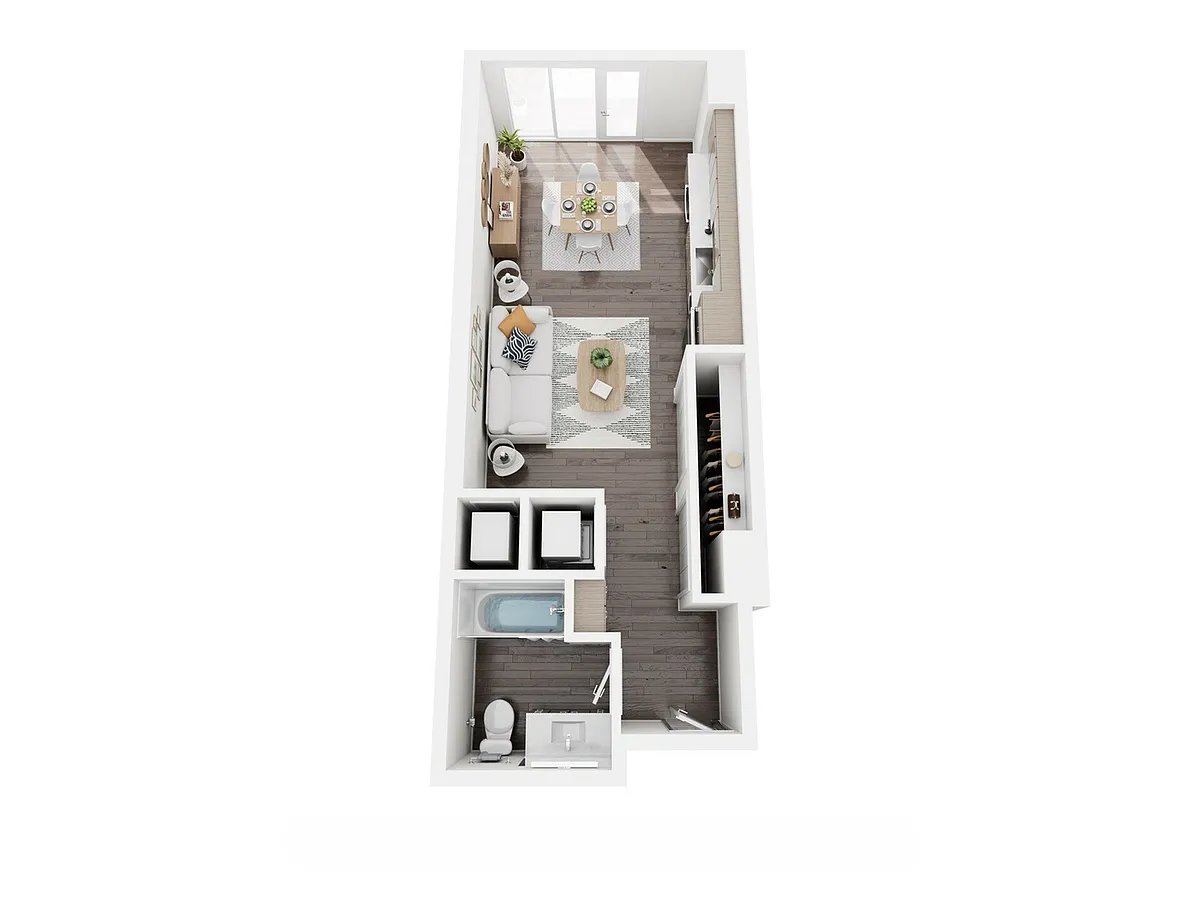 Floor plan Studio - E