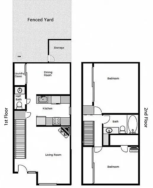 Floor plan 2X15