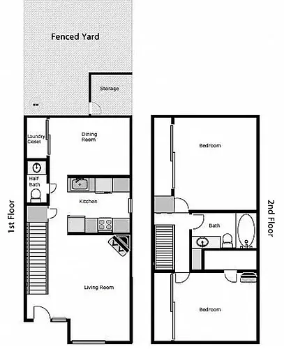 Floor plan 2X15