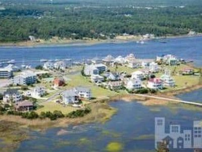 Aerial view of community