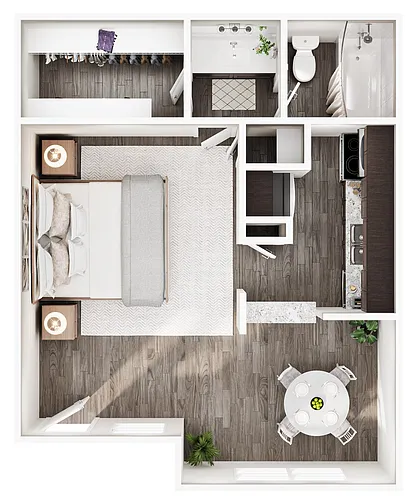 Floor plan Efficiency - Sunstone