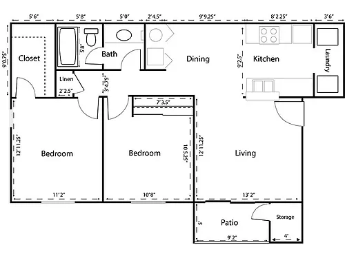 Floor plan 2X1