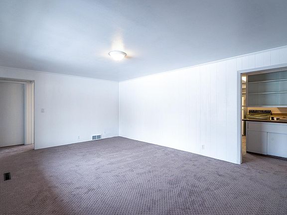 Living room view from front door