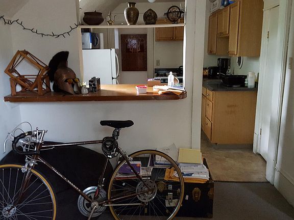 living room looking into kitchen