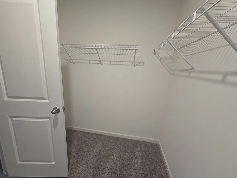 Shelving in master closet