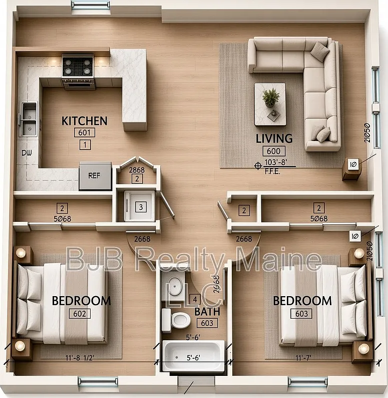 2 bed, 1.0 bath, 848 sqft, $2,300 — Photo 1
