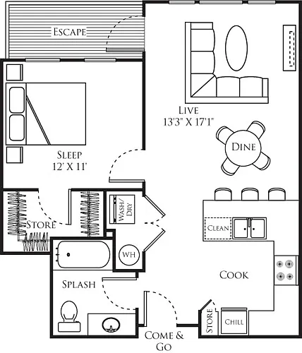 Floor plan A16-E