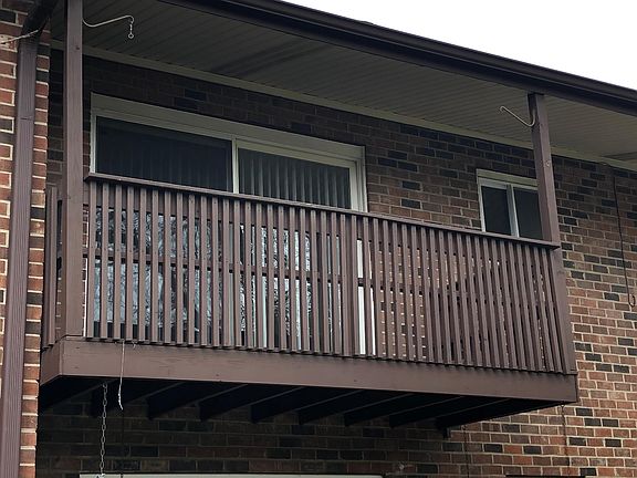 second floor deck