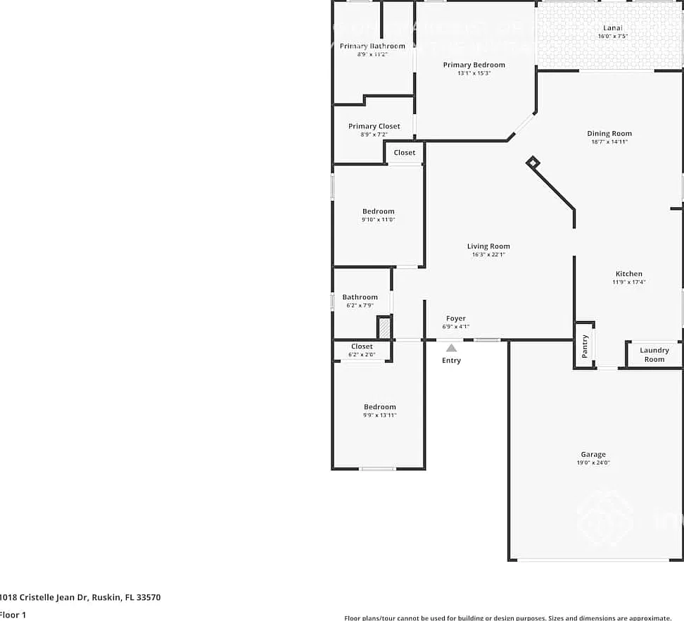 1018 Cristelle Jean Dr Ruskin, FL 33570 — Photo 2