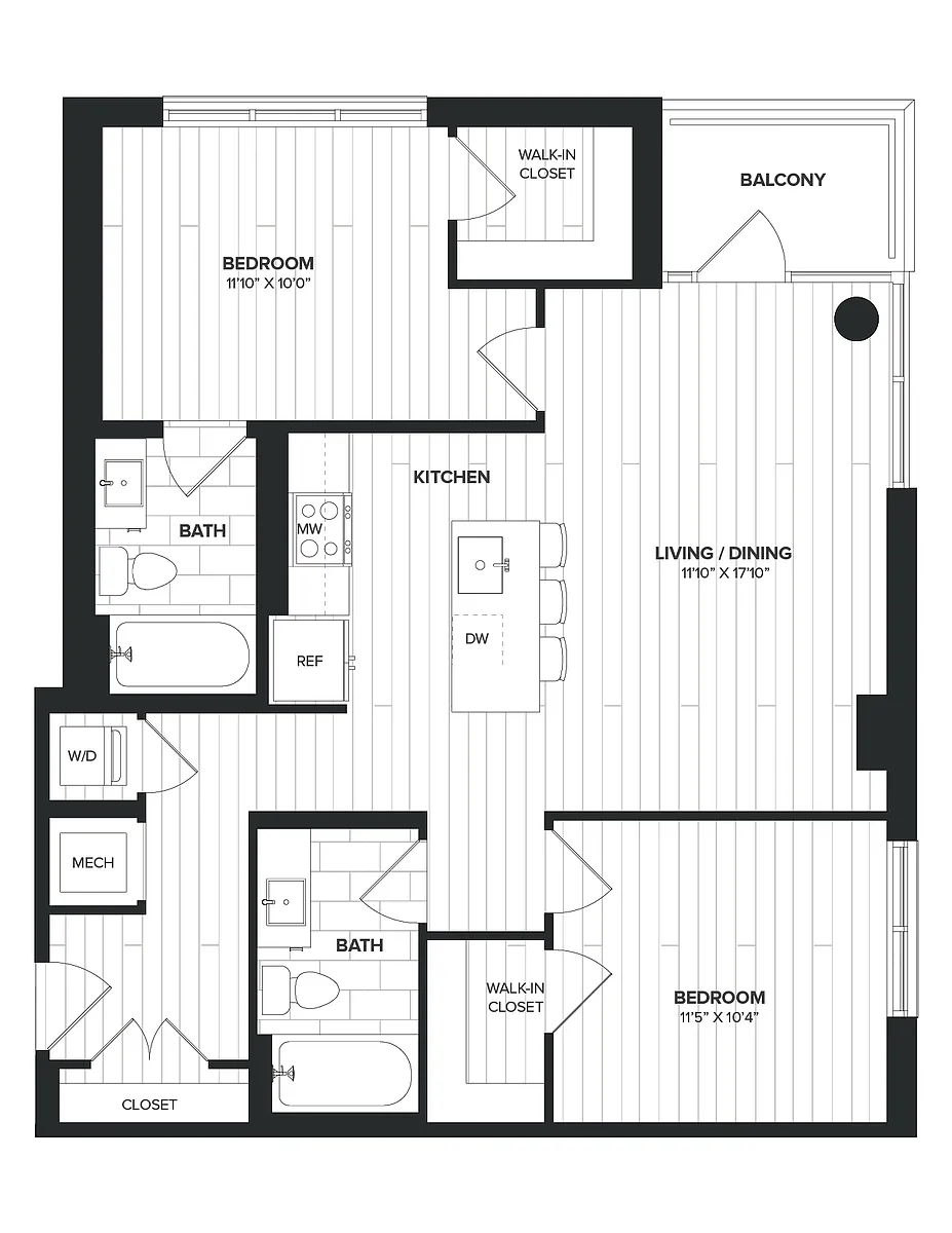 Floor plan 02BR-05