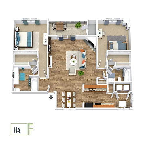 Floor plan B4