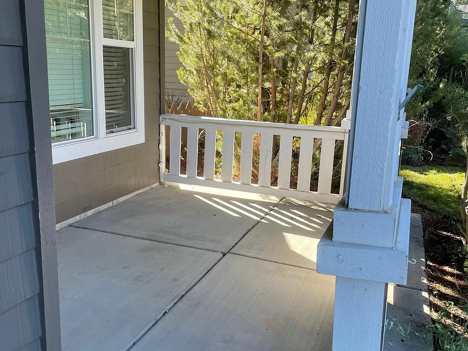 Covered front patio