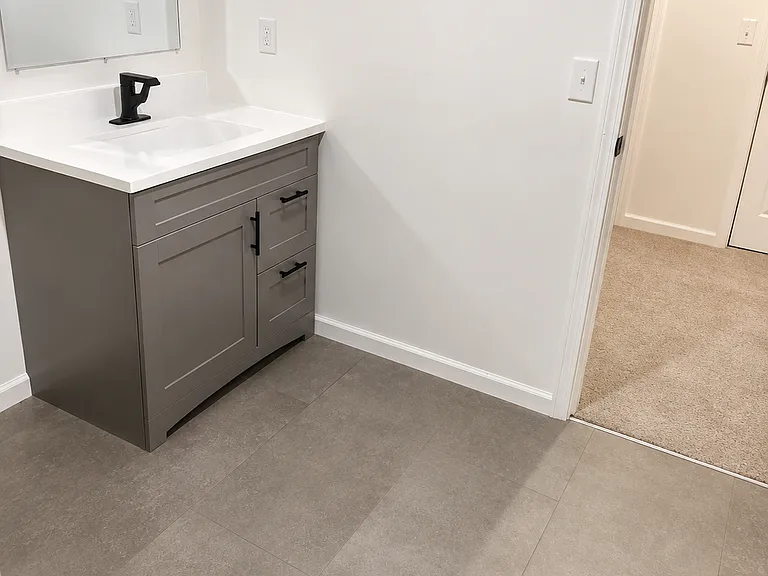 Basement bathroom