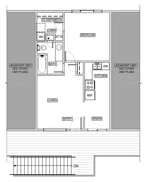 Floor plan 1 Bedroom