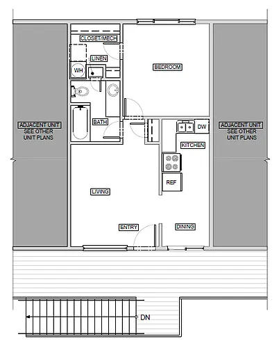 Floor plan 1 Bedroom
