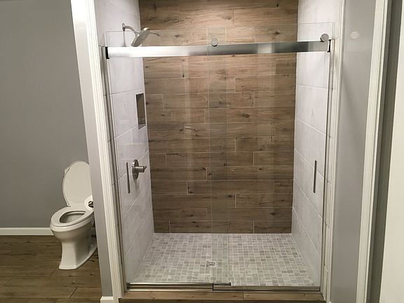 Large walk-in shower