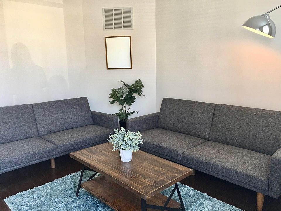 The living room is cozy and comfortable