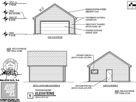 New 2 car garage 