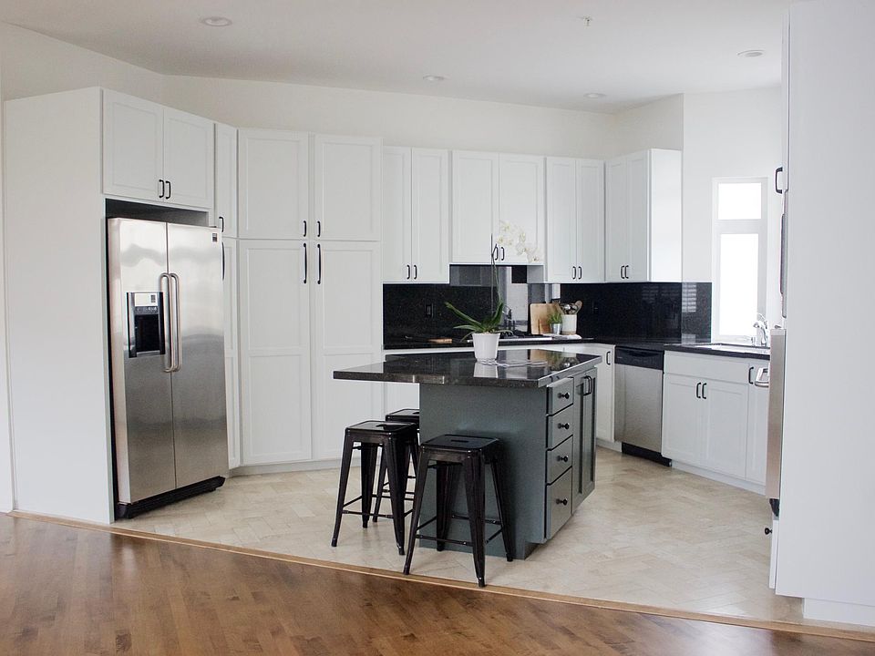 Kitchen from the dining room.