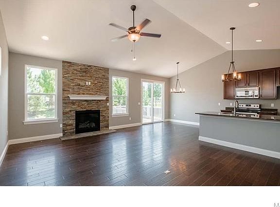 Great Room, Dining Room and Kitchen