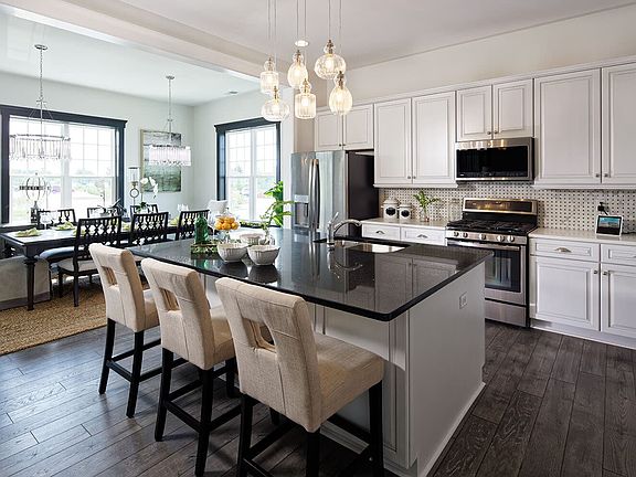 A temp image of the kitchen within the Rembrandt plan by Brookfield Residential.