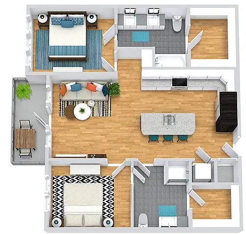 Floor plan Humphries