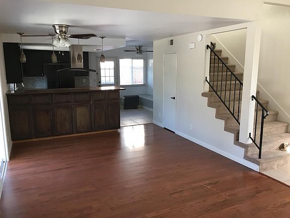 Living room and kitchen
