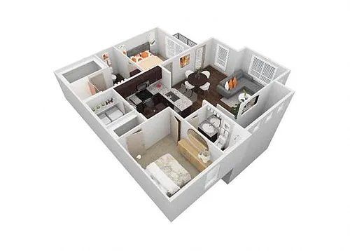 Floor plan VBH - 2X2A