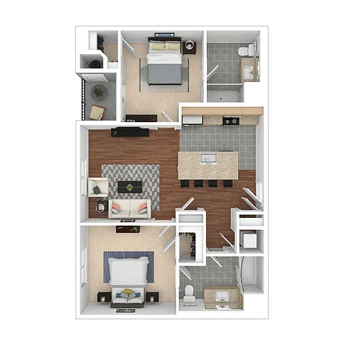 Floor plan 2X2
