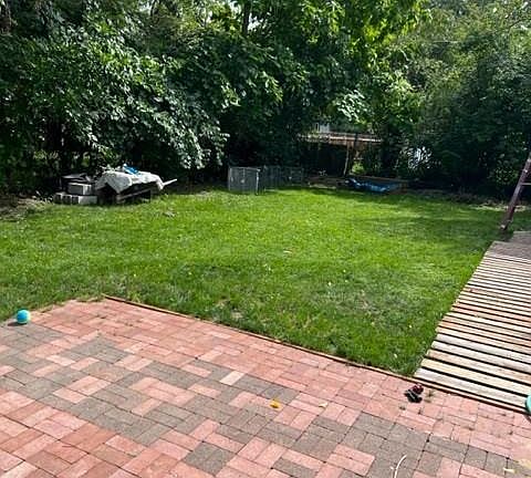 Back yard and patio