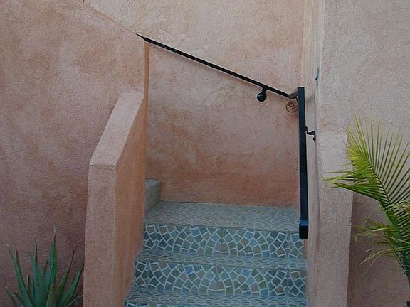 Stairs going to the unit